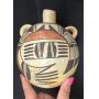 * * * SOLD * * *                    Fannie Nampeyo Canteen 7 1/2" x 7" 