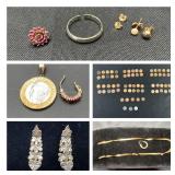 Fine Jewelry Auction  10K, 14K and 18K Gold, Sterling Silver, and Costume Jewelry  Sale Ends 10/7/25