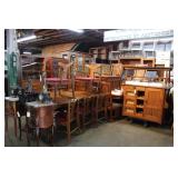 Great Auction with Lots of Antiques Furniture Pianos and More