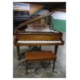 A4 #1 Mason Hamlin 1932  5’7” Walnut  Baby Grand Piano with Bench #41334 Condition of 9/10