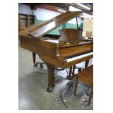 A4 #1 Mason Hamlin 1932  5’7” Walnut  Baby Grand Piano with Bench #41334 Condition of 9/10