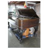 A40 #2 Hallet Davis 80” 1865 Square Grand Piano *keys chipped8rough spots* #17890 Condition of 8