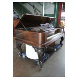 A40 #2 Hallet Davis 80” 1865 Square Grand Piano *keys chipped8rough spots* #17890 Condition of 8