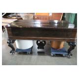 A40 #2 Hallet Davis 80” 1865 Square Grand Piano *keys chipped8rough spots* #17890 Condition of 8