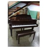 A40 #6 Yamaha  C-2 5’7” 2002 Hi Gloss Mahogany Baby Grand Piano #5995112 Condition of 10