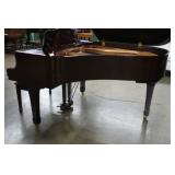 A40 #6 Yamaha  C-2 5’7” 2002 Hi Gloss Mahogany Baby Grand Piano #5995112 Condition of 10
