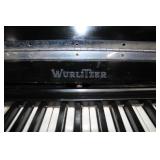 A4 #4 Wurlitzer 44” 1981 Black Studio Upright Piano *Finish Rough* Keys rough* #1647528 Condition of
