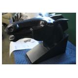 Black Marble Horse Sculpture Signed "Kuki 17/100