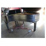 A40 #8 Steinway Model “O” 5’10” 1904 Black Baby Grand Piano #113094 Condition of 8/9