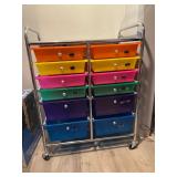 Multi-Color Rolling Cart