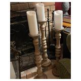 Candlesticks w/candles