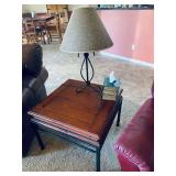 Table 26" by 26" $60. lamp is $45