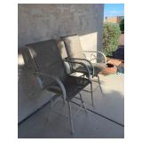 $125 bar length 65", height is 42". comes with 2 swivel chairs