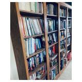 Book case is built in-home. (not for sale)