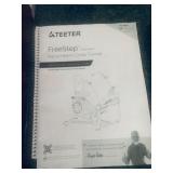 Teeter, Free Step, Recumbent Cross Trainer is $375: 53" wide, 32" long.  