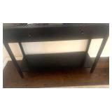 Console Table is $50: 30" tall, 16" wide, 44" long.  