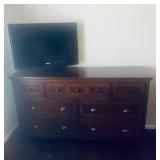 Large Chocolate Dresser is $245: 64" long, 19" wide, 38" tall.  