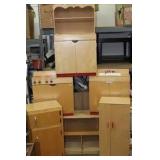 Wooden kitchen play sets