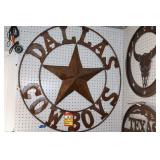 Dallas Cowboys metal sign