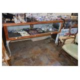 Glass display cabinet
