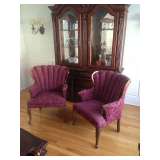 2 Mid Century Modern Upholstered Chairs