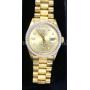 Men's 1970's Rolex Day-Date Presidential 18K YG With Diamond Bezel & Dial