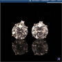 Natural Diamond Stud Earrings, 5.27cts (28126-503)