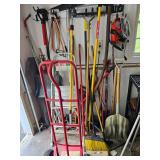 Garden Tools, Rake, Shovel, Hand Truck, Trolly