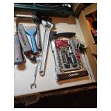 Adjustable Wrench, Husky Socket set 