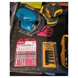 Jig Saw Blades, Palm Sander, Nut Driver Drill set 