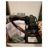 Canon EOS DSLR Digital camera with lens