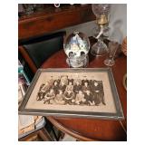 Snow Globe, Vintage Photo framed 