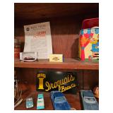 Die Cast cars, Toys, Iroquois Braves sign 