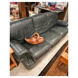 Green Leather Sofa/couch