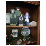 Amish Family Wooden Figurines