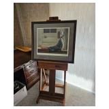 Framed Art Print. "Happiness is like a Butterfly" by N.A. Noel (Nancy Noel) 