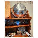 Stainless Mixing Bowl, Salt & Pepper Shakers 