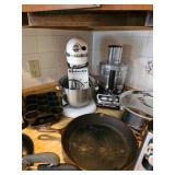 KitchenAid Stand Mixer, KitchenAid Food Processor, Frying Pan 