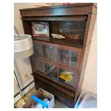 Glass Front Bookshelf 