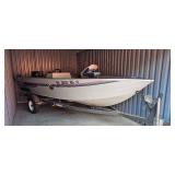 Fishing Boat with 25HP Yamaha Outboard Motor and Trailer 
