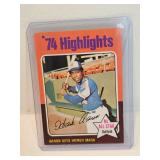 1975 Topps Hank Aaron Baseball Card