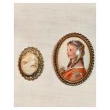 Antique Cameo And Brooch Lot