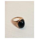 14k Gold With Agate Ring