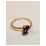 14k Gold And Tourmaline Ring