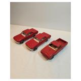 3 Tonka Plastic Toy Cars