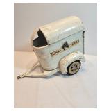 Tonka Metal Toy White Horse Trailer