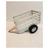 Tonka Metal Toy White Utility Trailer
