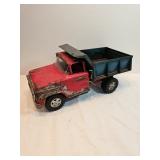 Tonka Metal Toy Trucks Red And Blue Dump Truck