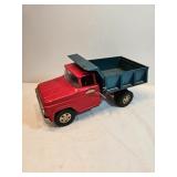 Tonka Metal Toy Truck Red And Blue Dump Truck