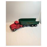 Tonka Metal Toy Truck Red And Green Freighter